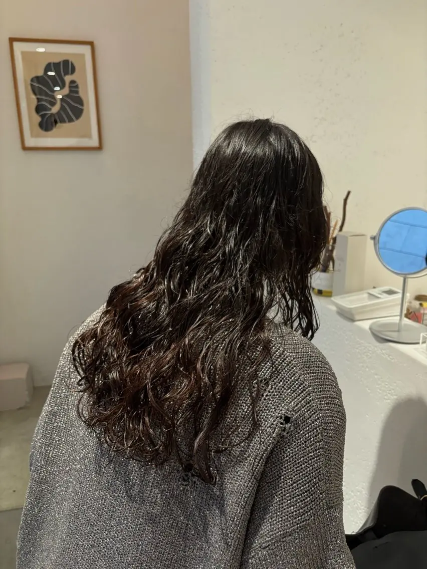 ロング パーマ n a n a / 京都美容室のヘアスタイル