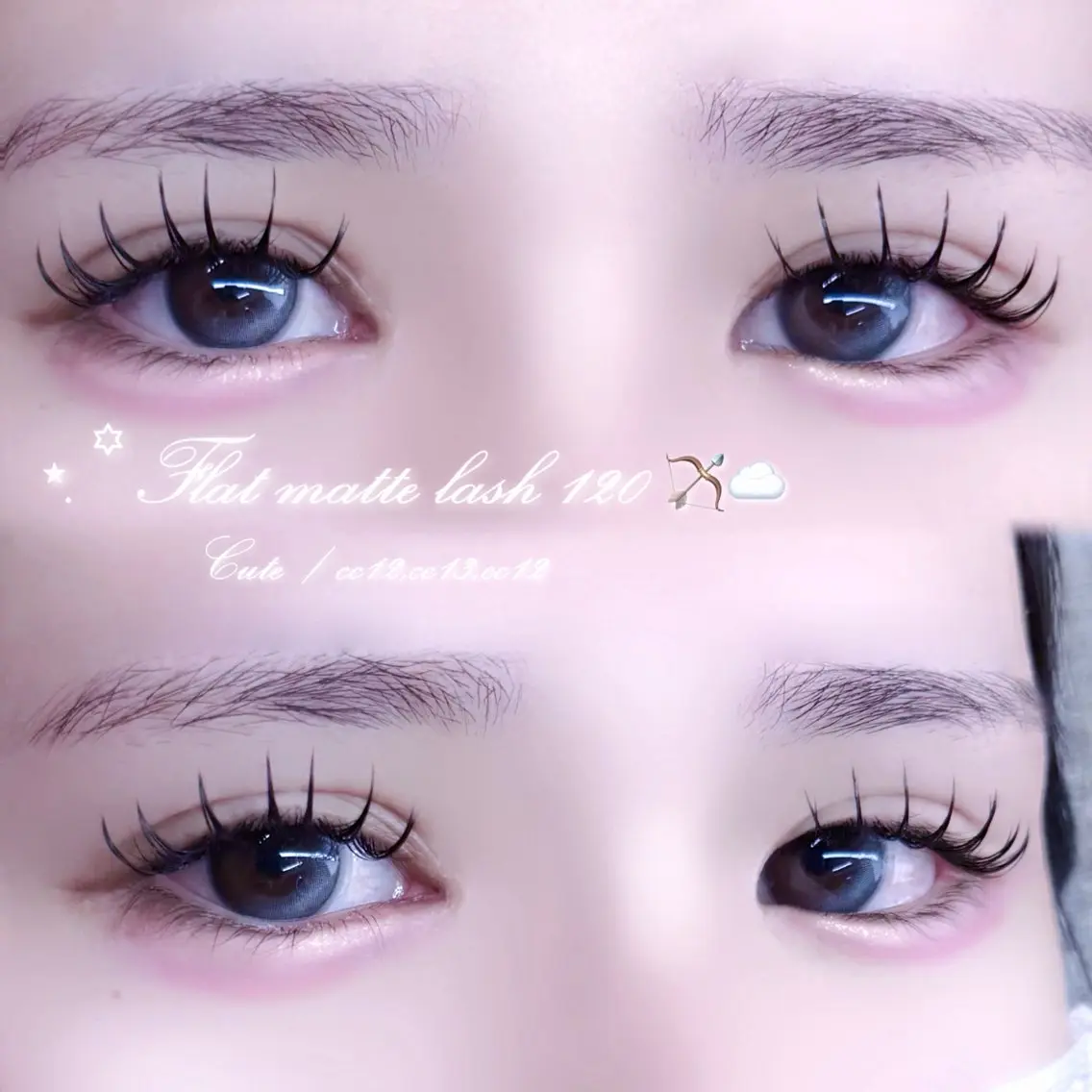 🤍𓊆6/1~6/7限定｜11名様限定𓊇🤍フラットマットラッシュ model 🪄120本☁️の写真