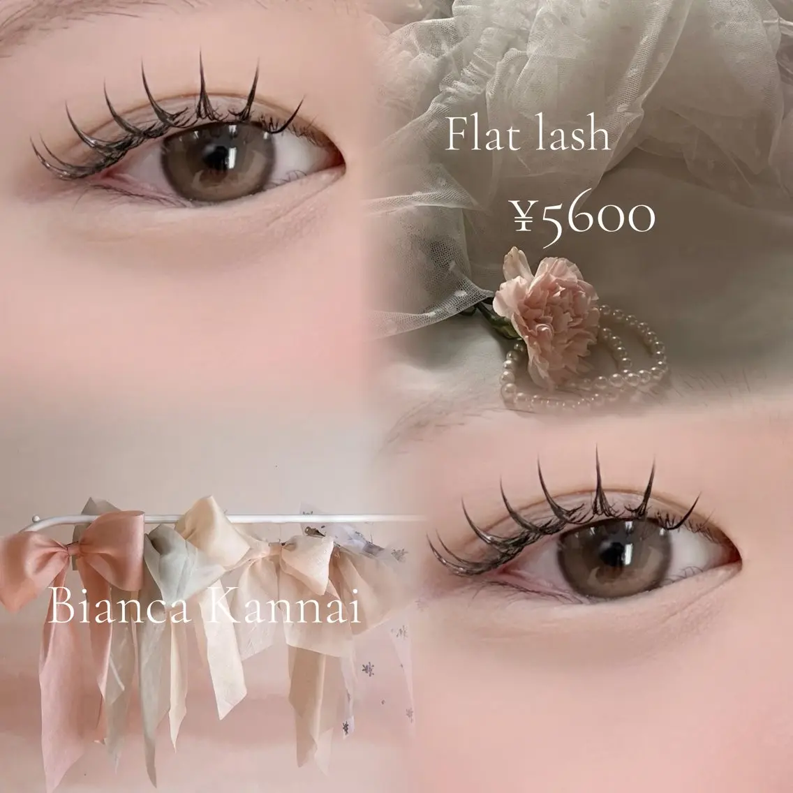 ✨️初めての方におすすめ✨️フラットラッシュ上100本程🎀束感コーティング仕上げ✨⏱‪60分 横浜関内の写真
