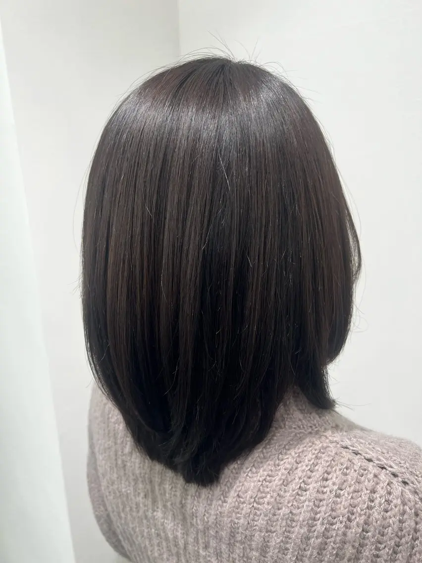 ミディアム ミディアムレイヤー レイヤーカット Anli_ shuri.のヘアスタイル