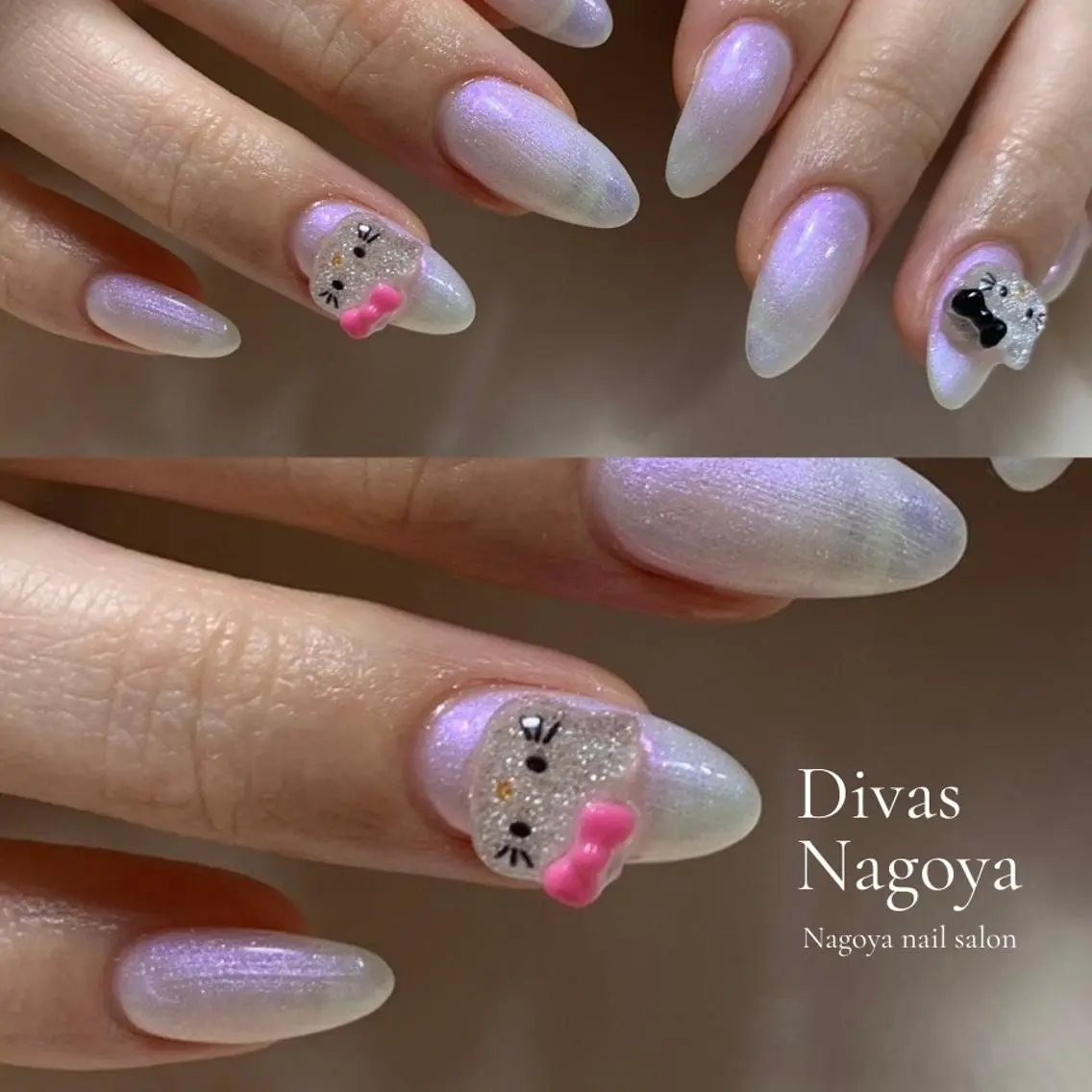 ネイル 長さ出し ジェルネイル 韓国ネイル マグネットネイル 持ち込み 💖D.d nail Sakae 💖のネイルデザイン