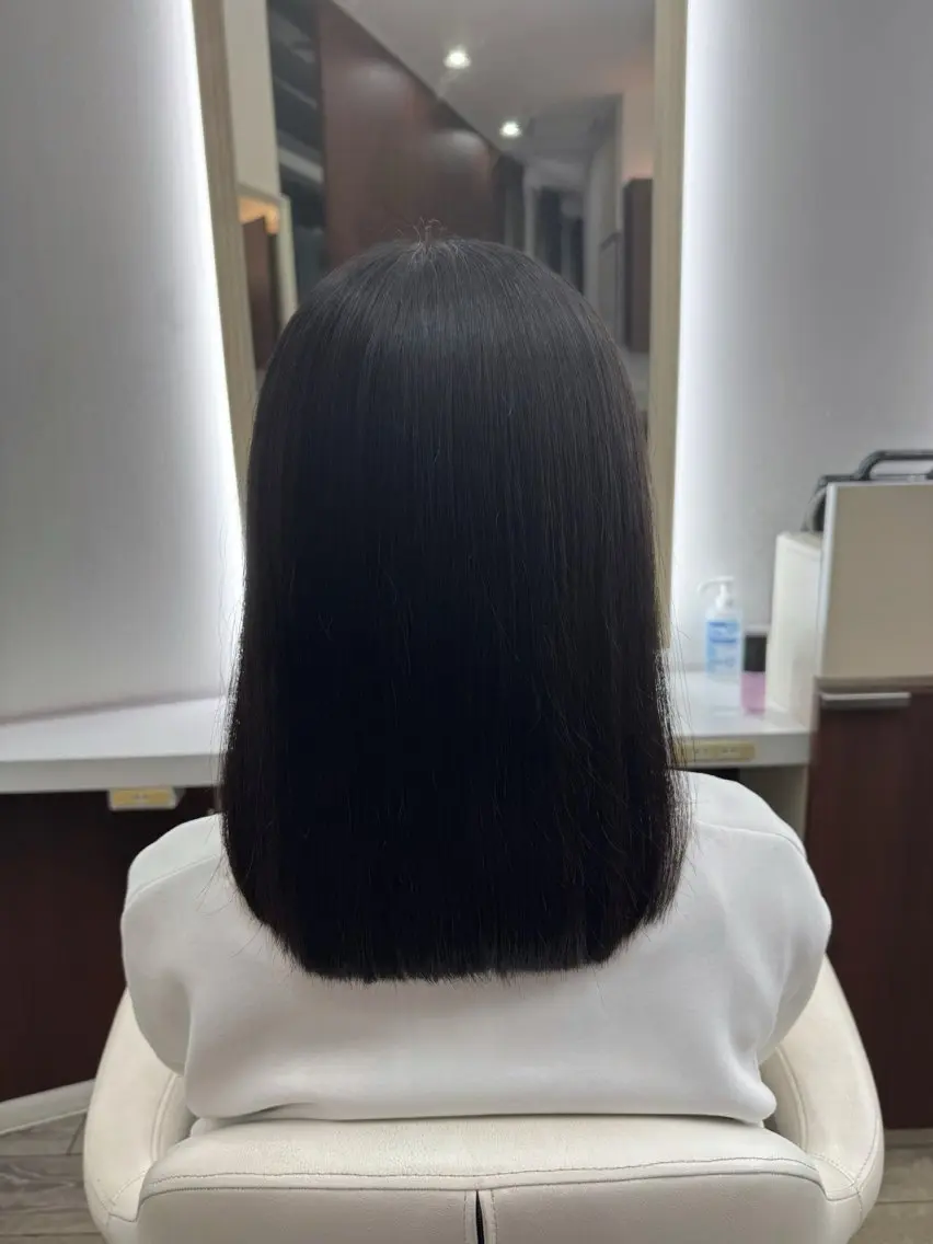 ミディアム トリートメント 大橋 由莉子のヘアスタイル