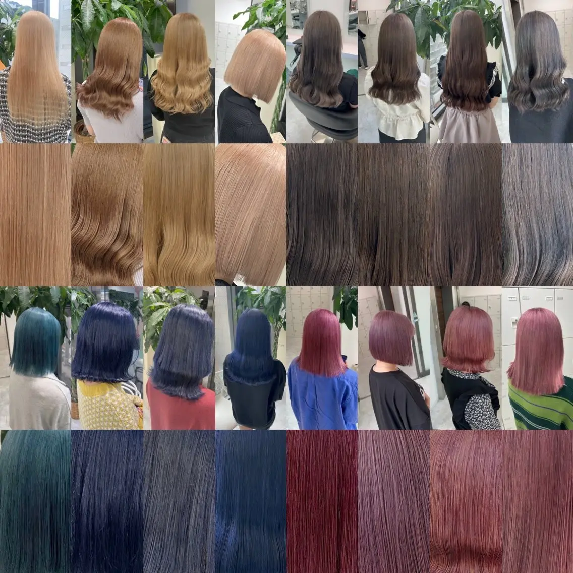 セミロング カラー ヘアカラー トリートメント ブリーチなしの達人 🌈KAITOのヘアスタイル