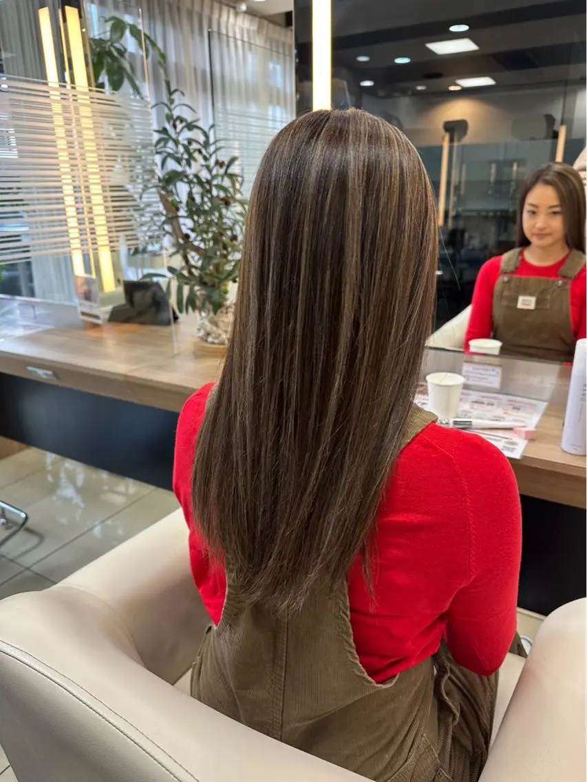 ロング カラー カット ヘアカラー トリートメント STYLE 茅ヶ崎店のヘアスタイル