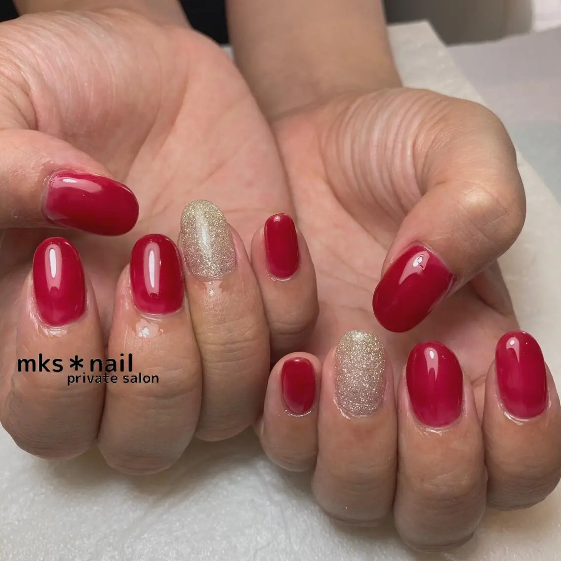 ネイル ハンドネイル mks＊nail //  枚方長尾のネイルデザイン