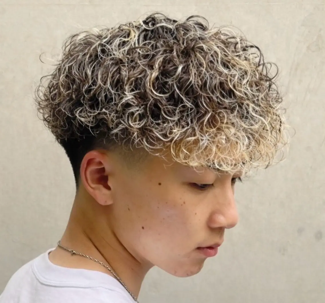 メンズ限定!カット✂️+メッシュ✨+パーマ🧑🏻🦱の写真