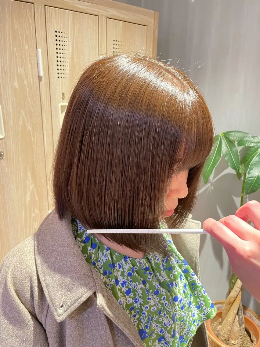 ミディアム カラー ベージュカラー たなか こころ🎀のヘアスタイル