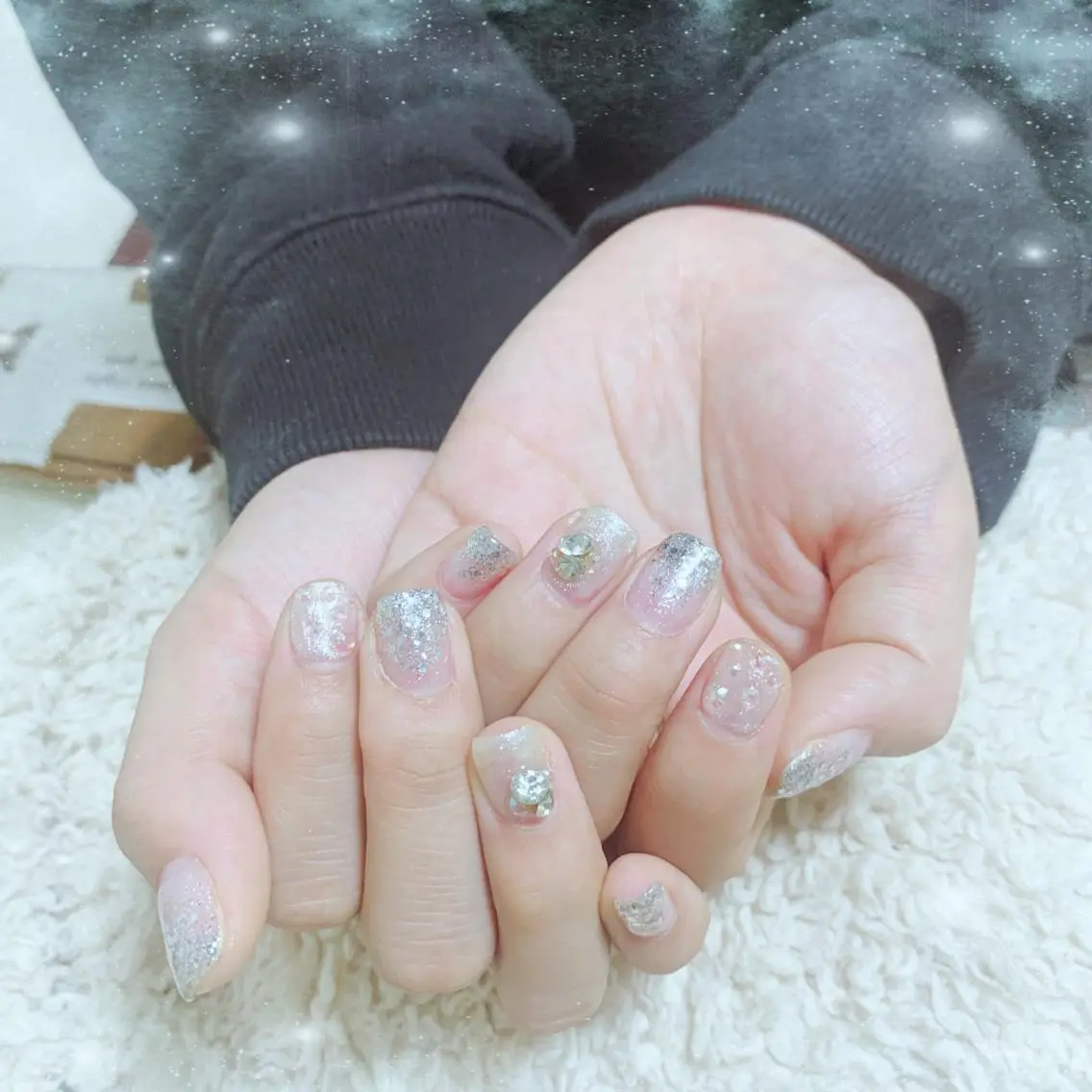 ネイル キラキラネイル 林 ✨syousyouのネイルデザイン