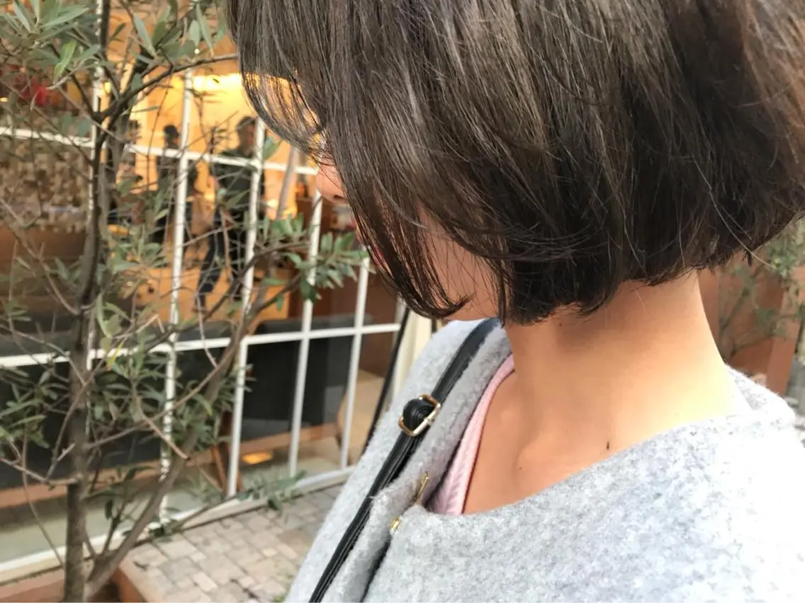 ショート カラー レイヤーカット✂️ 横浜No1♡下鳥翔子のヘアスタイル