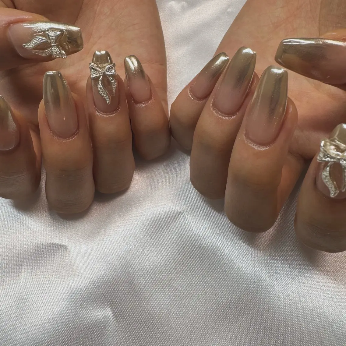 ネイル アートネイル フレンチネイル 韓国ネイル マグネットネイル 持ち込み MH_ Nailのネイルデザイン