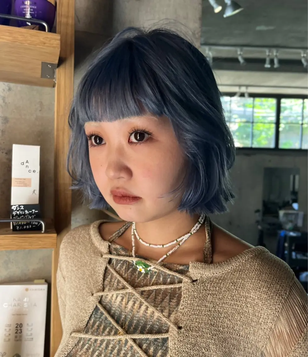 ショート カラー ブリーチ カットモデル募集中 IKUMI🎀のヘアスタイル