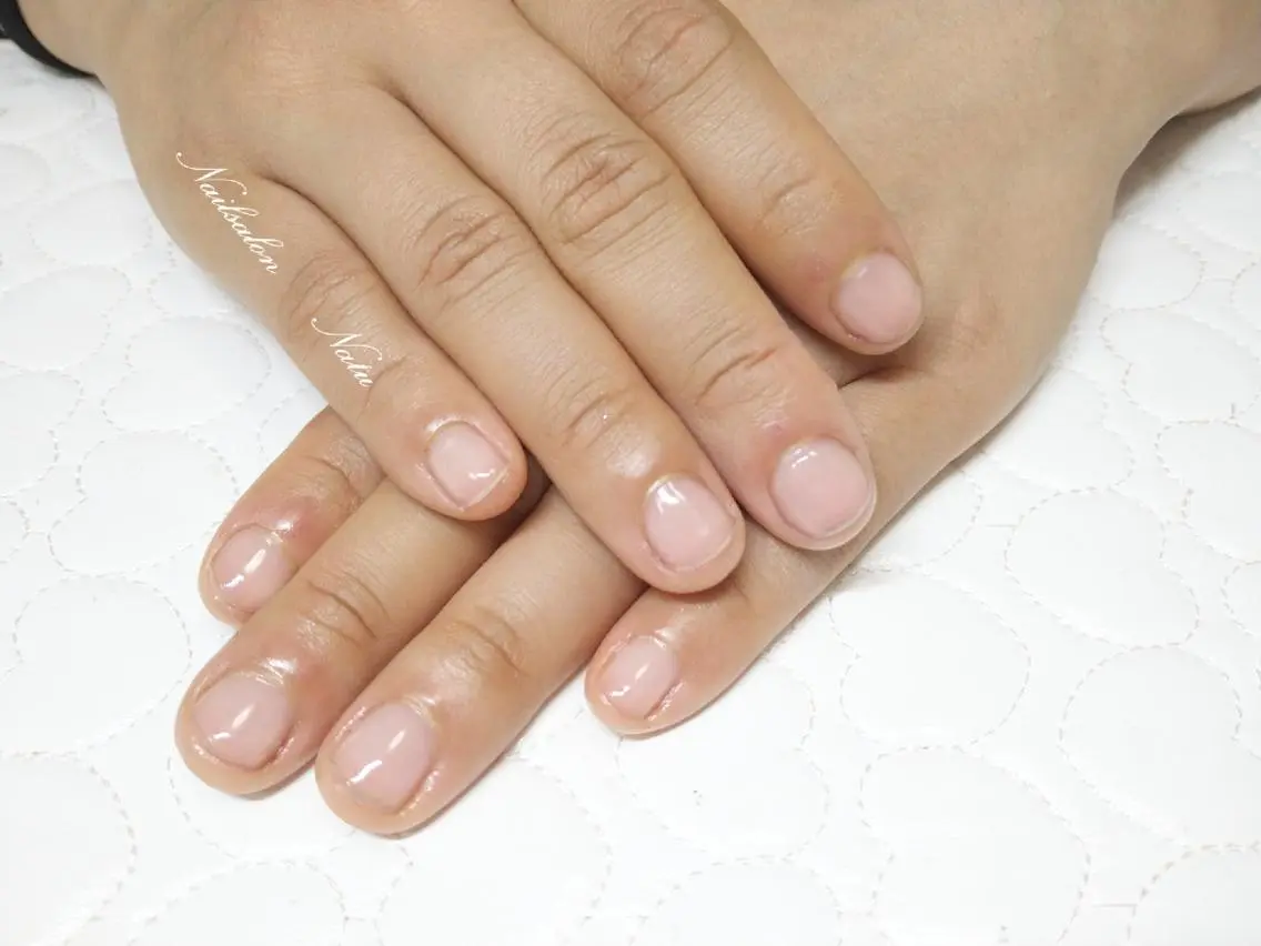 ネイル クリアネイル nailsalon Natuのネイルデザイン