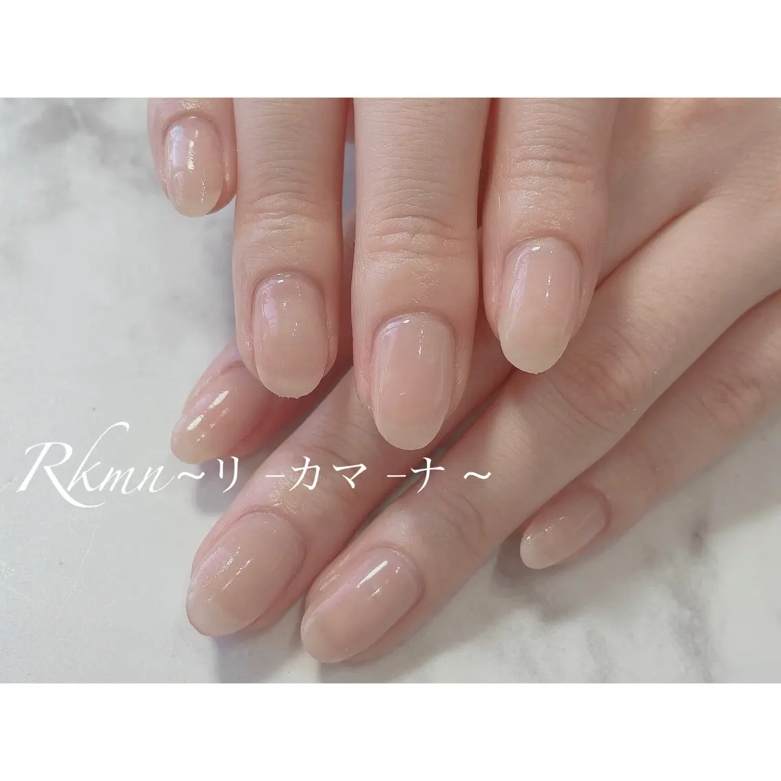 ネイル アートネイル ワンカラーネイル シンプルネイル 春ネイル ハンドネイル フットネイル ハンドケア Rkmn ~リ-カマ-ナ~のネイルデザイン