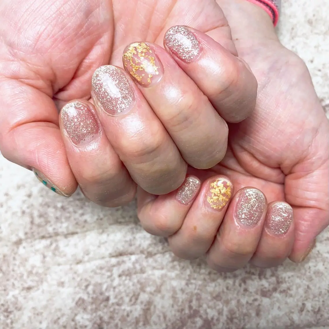 ネイル アートネイル シンプルネイル ⭐︎休業中の練習⭐︎ JNA認定講師髙橋のネイルデザイン