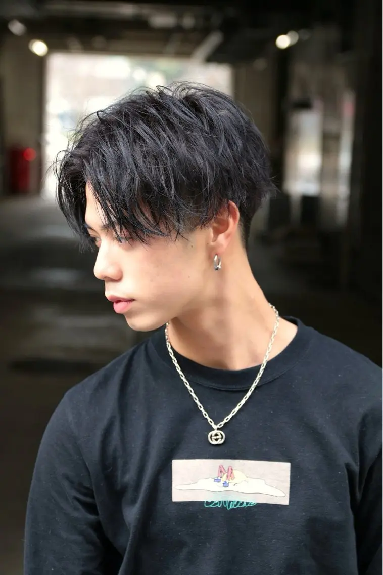 パーマ メンズ 天王寺 メンズ専門、北本未来のヘアスタイル