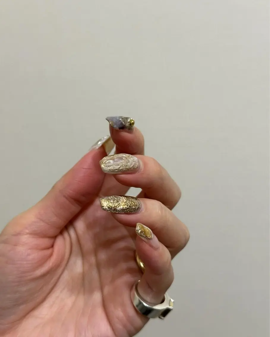 ネイル ハンドネイル フットネイル kiii.__ ✴︎*のネイルデザイン