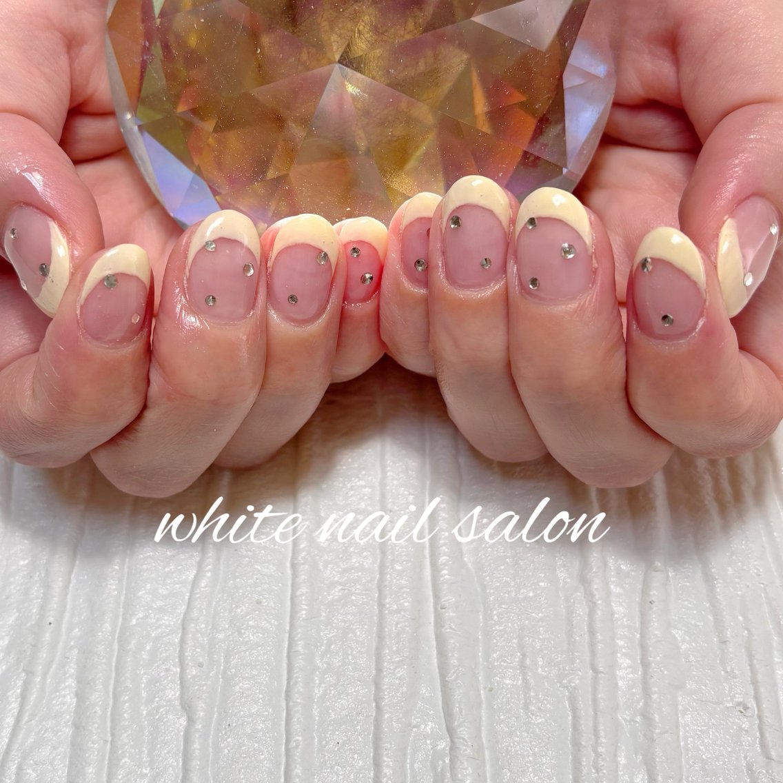 ネイル フットネイル ラメ(グリッター) ハンドネイル white nail salonのネイルデザイン