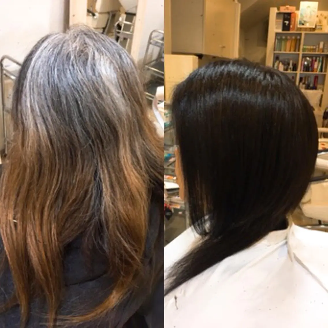 ミディアム カラー 堀 嘉照のヘアスタイル