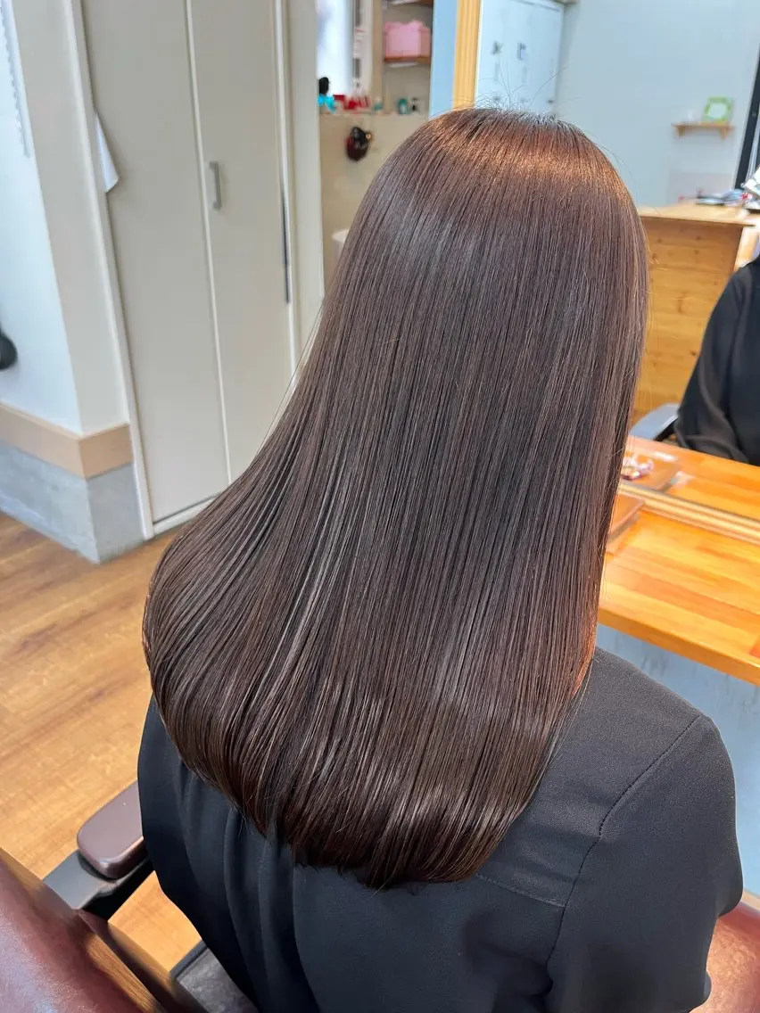 セミロング カラー ダブルカラー インナーカラー 髪質改善 ヘアカラー トリートメント ヘッドスパ 🫧ハイトーン/ ブリーチ🫧白石航汰のヘアスタイル