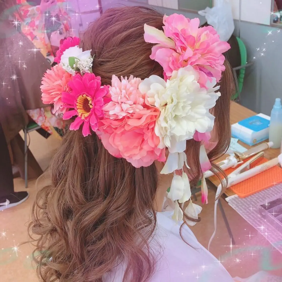 ロング ビューティサロン ミルクのヘアスタイル