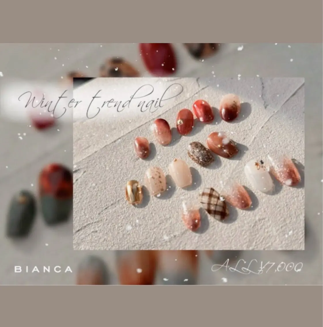 ネイル ハンドネイル Bianca🎀 ONODERAのネイルデザイン