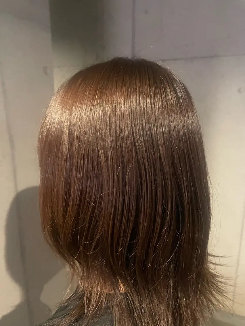 ショート カラー ブラウンカラー マロンブラウン .⋆𝜗𝜚カラー モデル募集/yuuのヘアスタイル