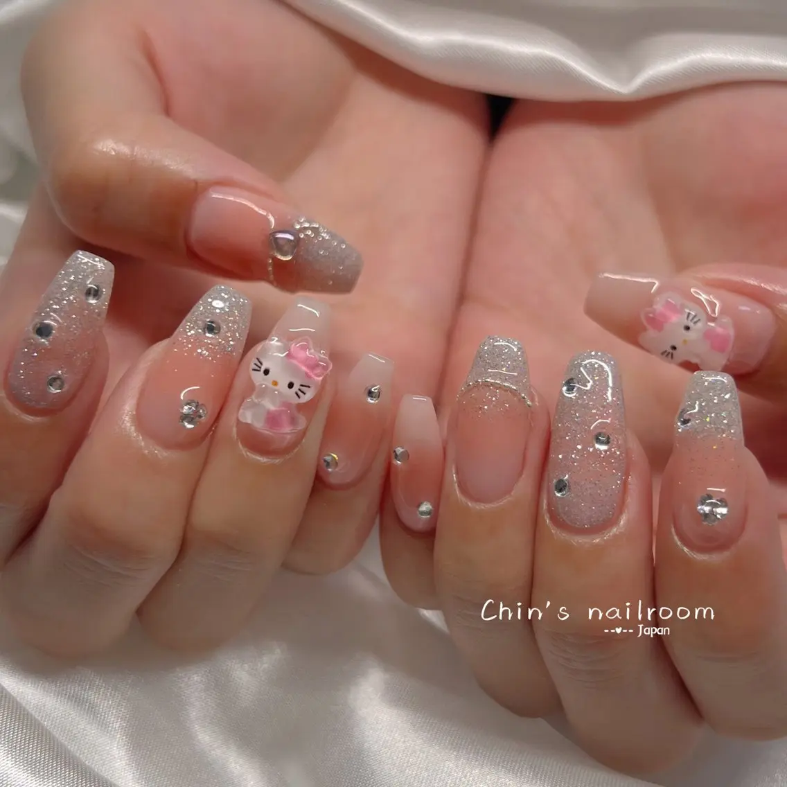 ネイル 韓国ネイル ワンホンネイル Kawaii ChibaNailのネイルデザイン