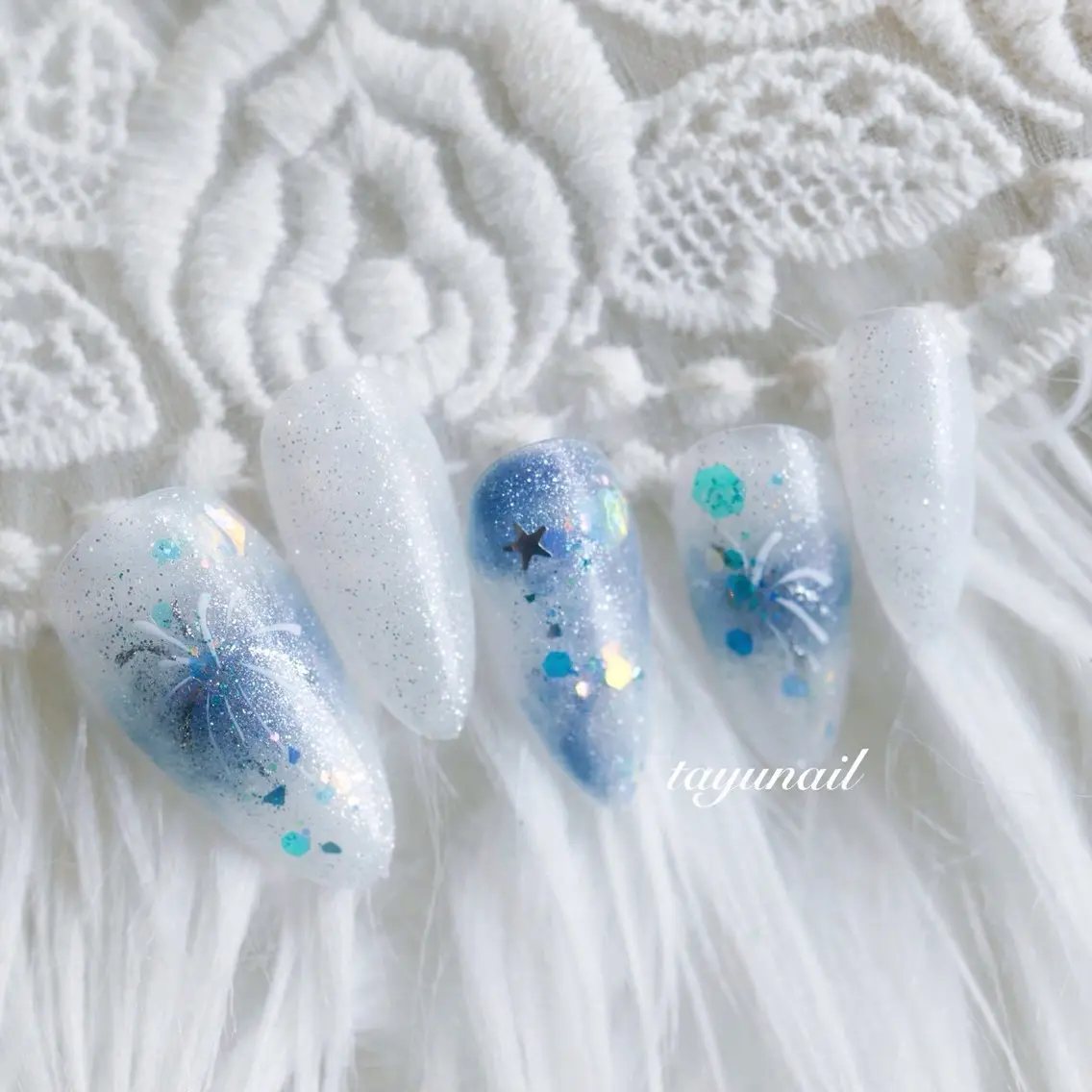 ネイル アートネイル ジェルネイル パラジェル ハンドネイル ネイルサロン 【たゆnail】のネイルデザイン