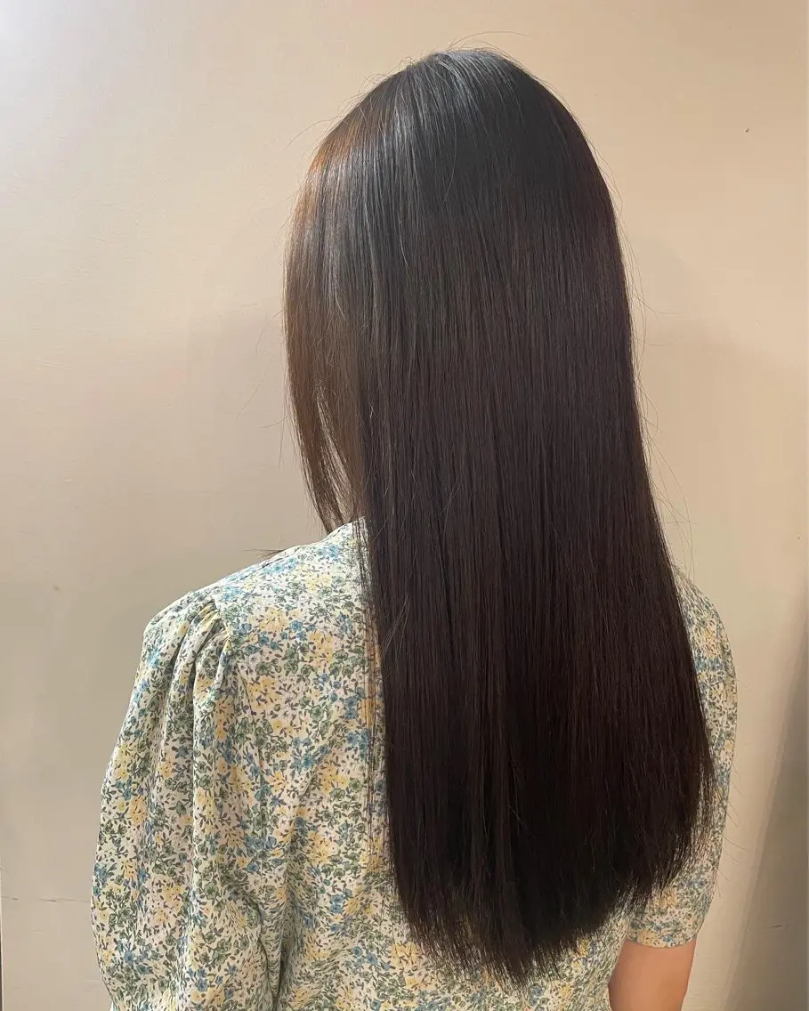 ストレートエステ✨(ポイント・リタッチのみも可能です)【縮毛矯正+カット+髪質改善】の写真