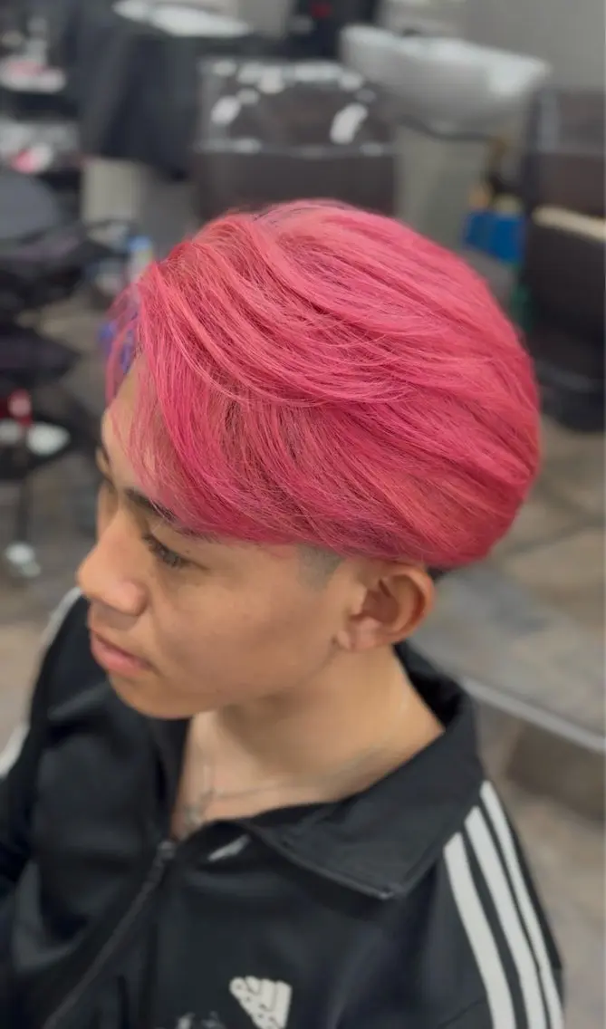 カラー メンズ haruto カラー ブリーチ・エクステのヘアスタイル