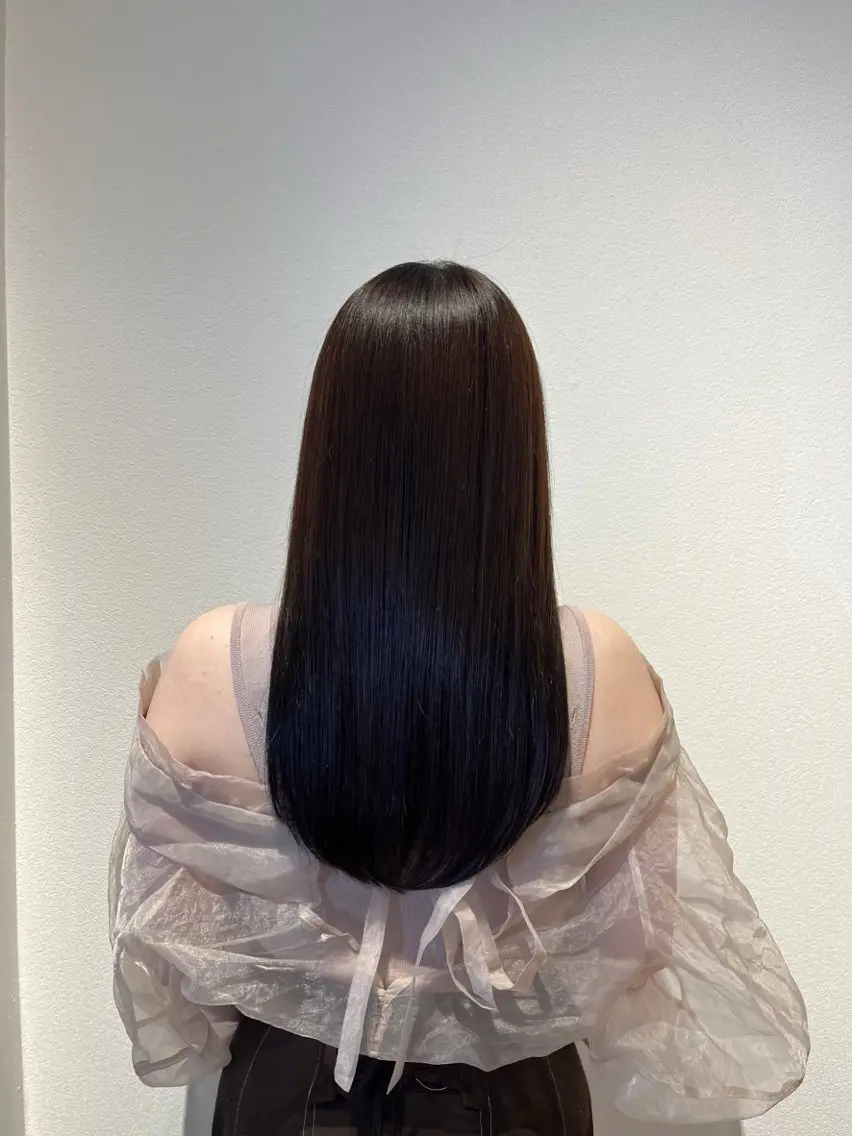 🙆🏻♀️就活や実習前にも🙆🏻♀️暗髪カラー+髪質改善トリートメント💎💞✨の写真