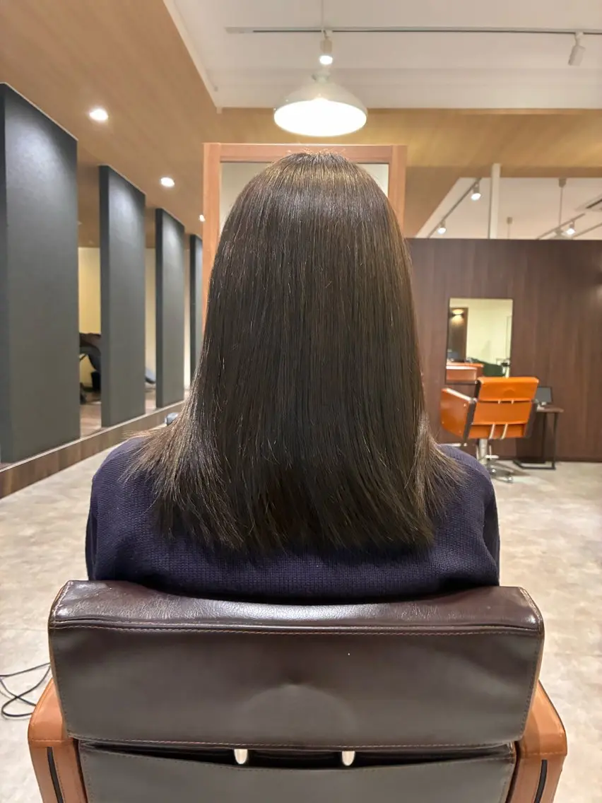 セミロング 古宮 陸士のヘアスタイル