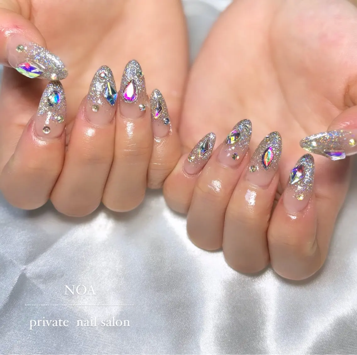 ネイル フラッシュネイル グラデーション NOA NAILのネイルデザイン