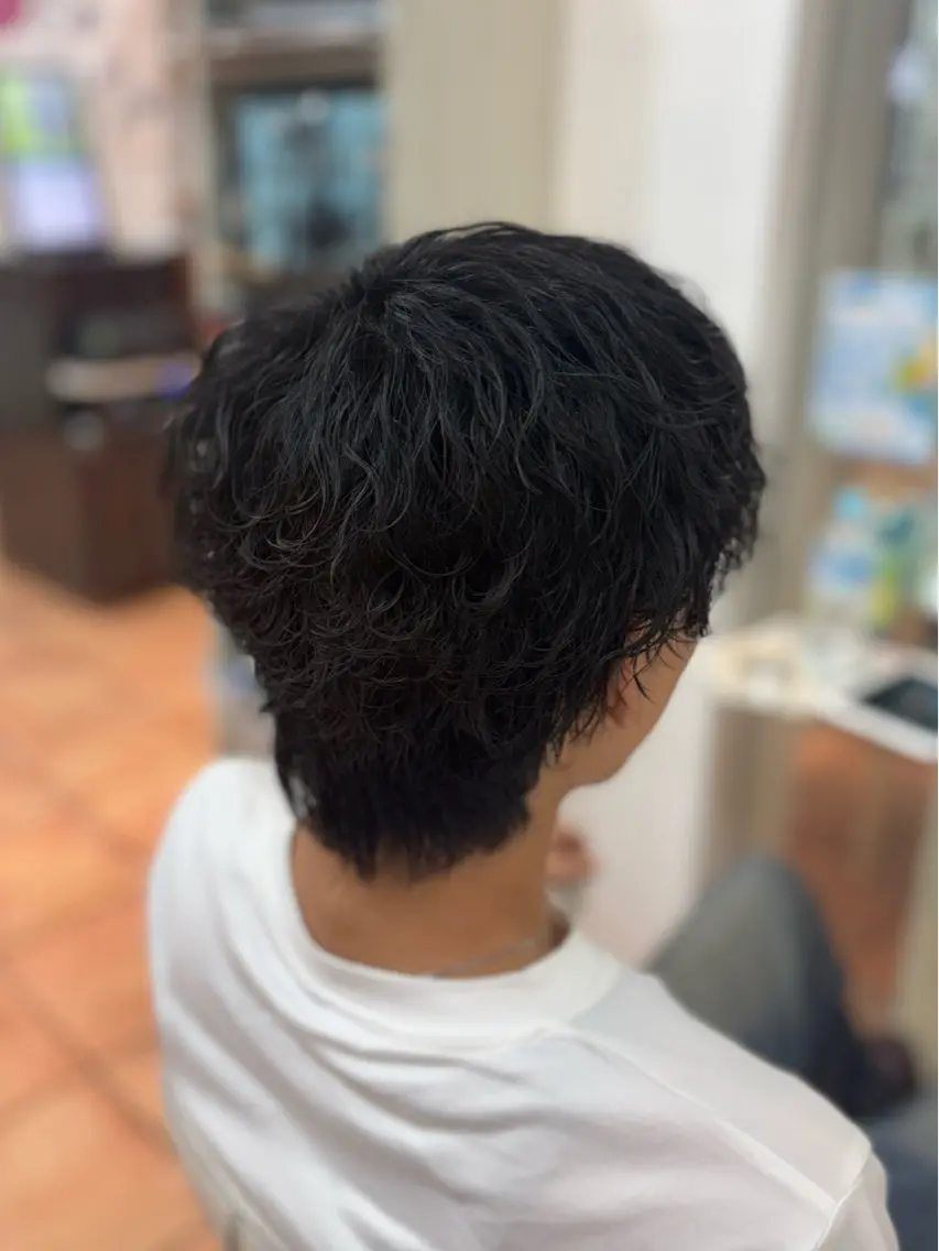 パーマ パーマ メンズカットパーマ 特化🎀✨雛子のヘアスタイル