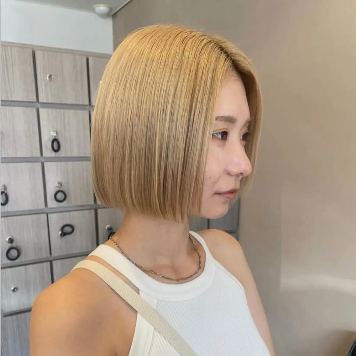 ミディアム mio 🍒レイヤーカットのヘアスタイル