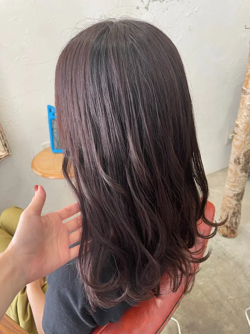 ロング カラー fio マナミのヘアスタイル