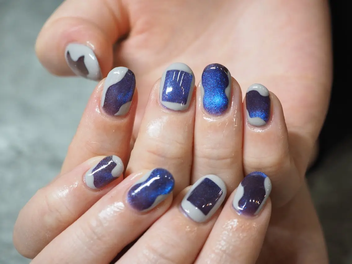 ネイル アートネイル チークネイル フラッシュネイル フットネイル フレンチネイル glaNje shioriのネイルデザイン