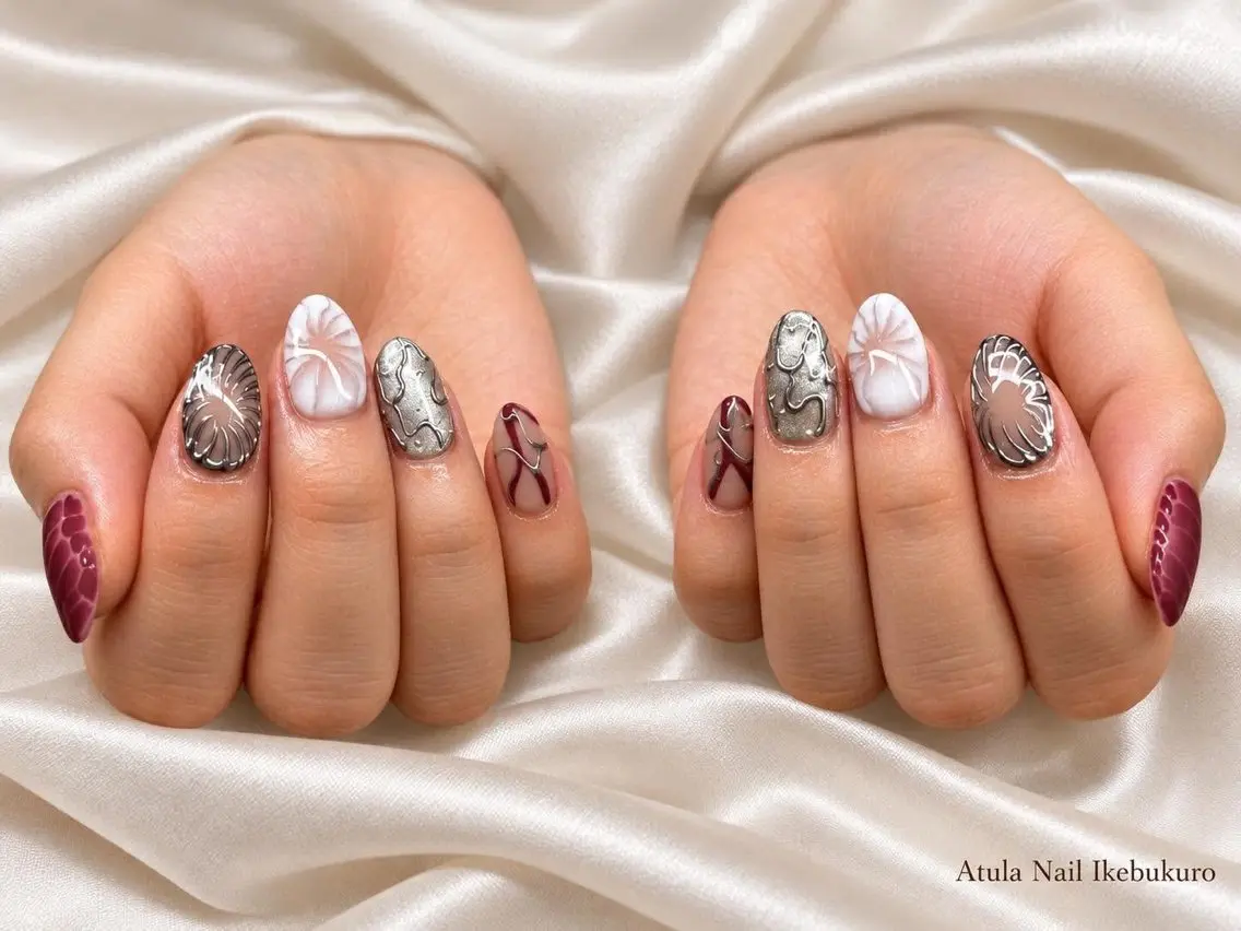 ネイル ハンドネイル ATULA nail MINAのネイルデザイン
