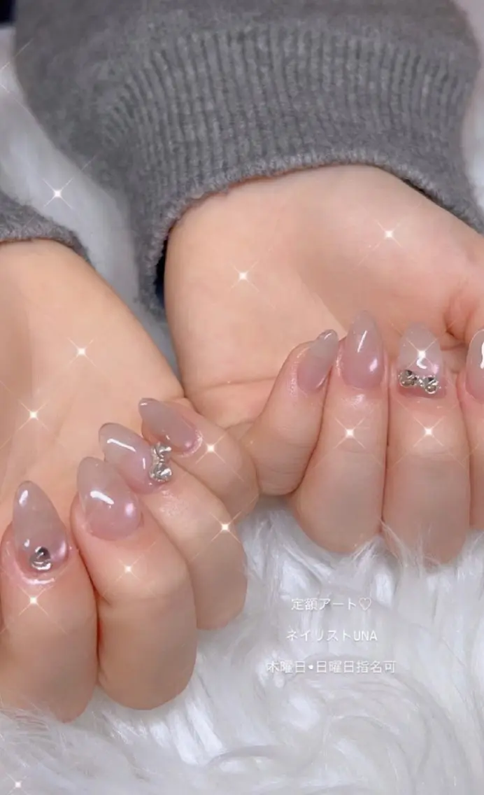 ネイル アートネイル 春ネイル ワンホンネイル ハンドネイル I LOVE ME NAIL.。.:*♡のネイルデザイン