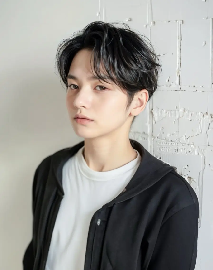 👑【Men's人気No.1】デザインカット+メンズパーマ+トリートメントの写真