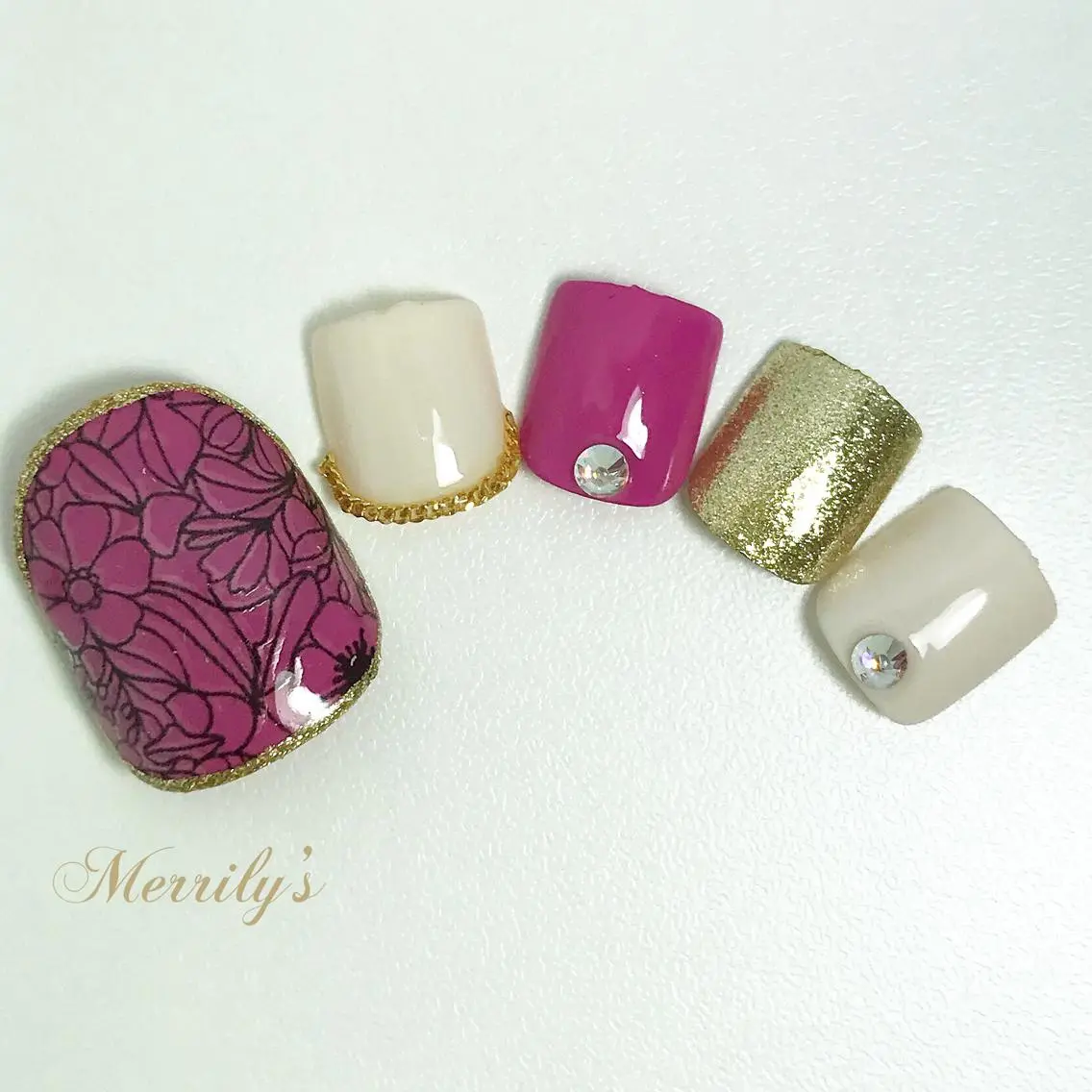 ネイル Merrily's Hagi Minaのネイルデザイン