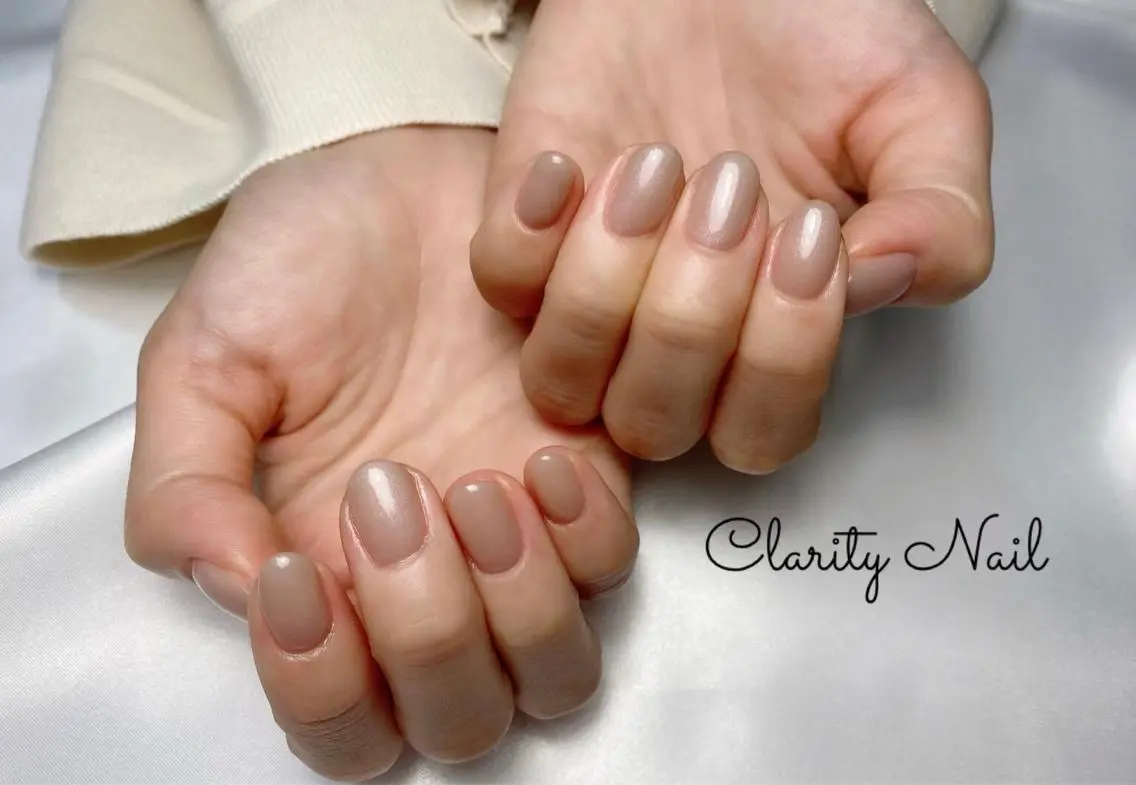 ネイル ワンカラーネイル ハンドネイル Clarity Nailのネイルデザイン