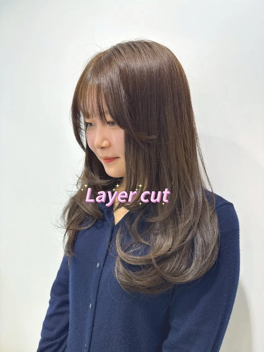 【🎀大人気🎀】韓国風レイヤーカット🫧の写真