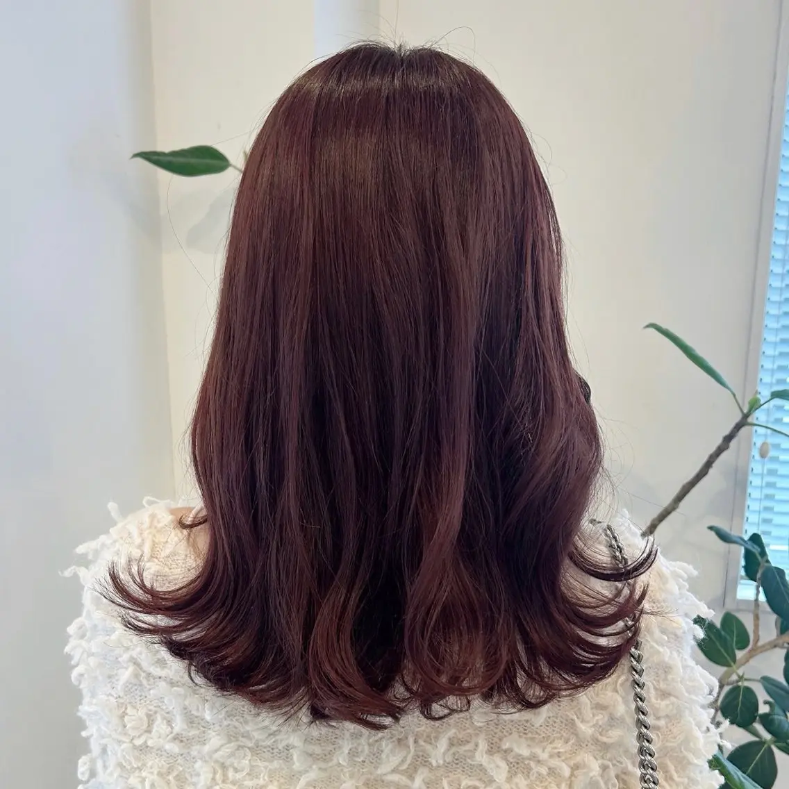 セミロング カラー ブラウンカラー ピンクカラー ピンクブラウン 萌音 🎀 宇都宮 / インターパークのヘアスタイル