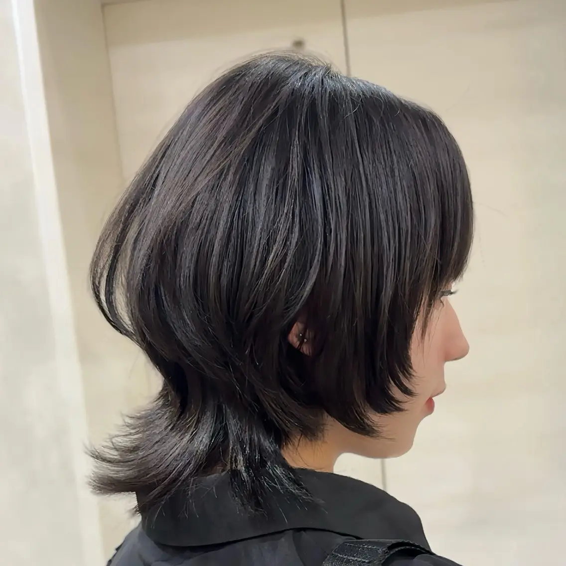 セミロング カット 縮毛矯正 トリートメント ウルフカット/ レイヤー/大石晴也のヘアスタイル