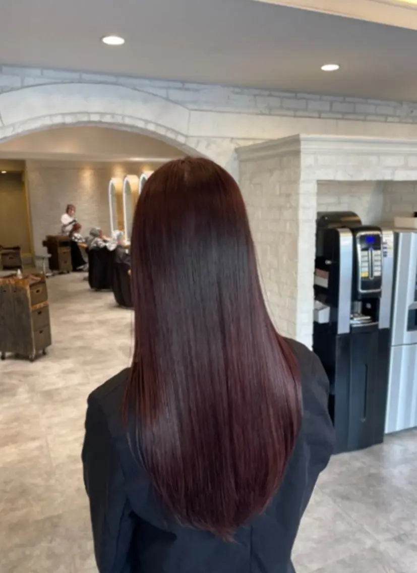 ロング カラー ヘアカラー Luce溝の口/孔喜 /土日月カラーモデルのヘアスタイル