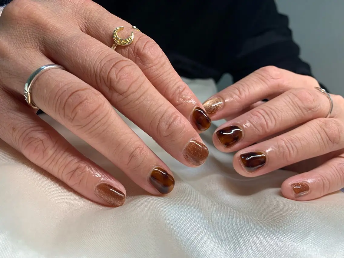 ネイル 持ち込み ハンドネイル ANA.CHUO NAILSのネイルデザイン