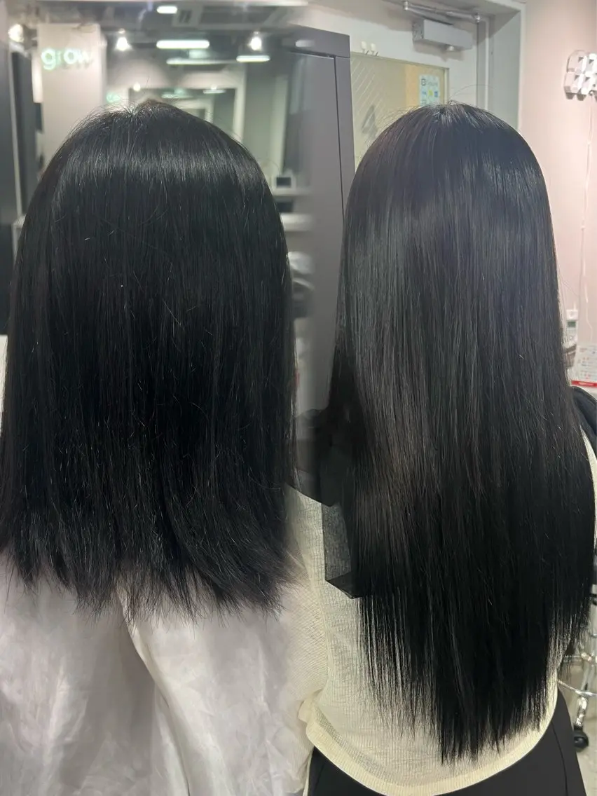 ロング プルエクステ エクステ エクステ Natsuki 🖤のヘアスタイル
