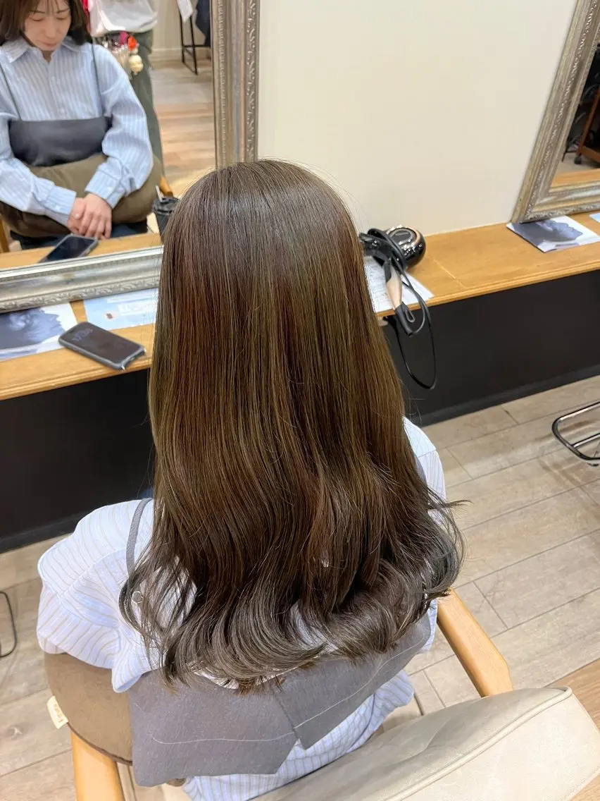 ロング ヘアカラー トリートメント みゆ/ カラーリスト🎀のヘアスタイル