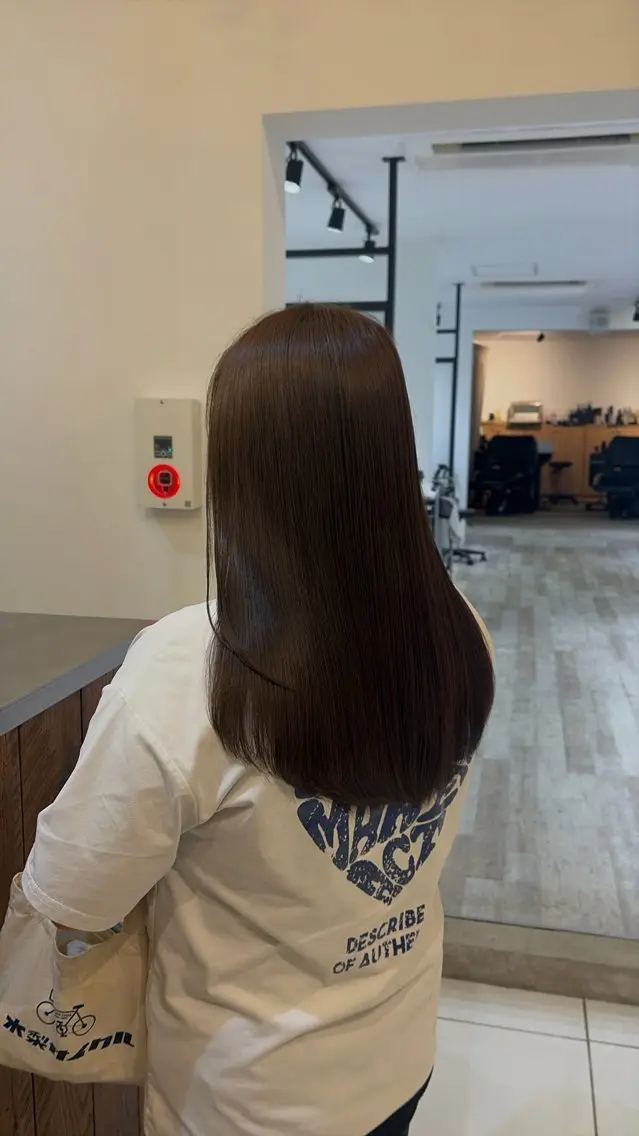 ミディアム ヘアカラー 悠良/平塚店 似合わせスタイリストのヘアスタイル